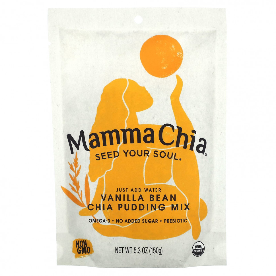 ���� ������ (Iherb) Mamma Chia, ����� ��� ������� � ���, ������, 150 � (5,3 �����), ������ �� 1350 ���