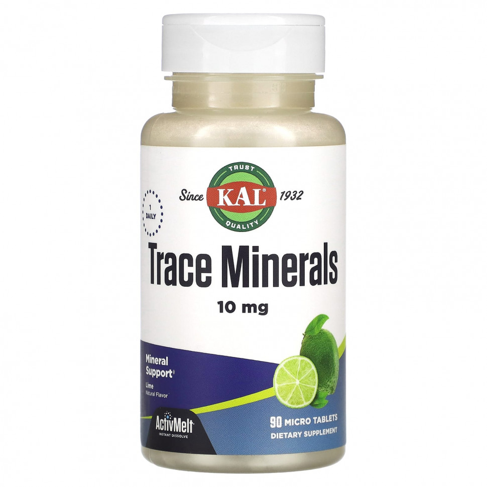 ���� ������ (Iherb) KAL, �������������, ����, 10 ��, 90 �������������, ������ �� 1820 ���