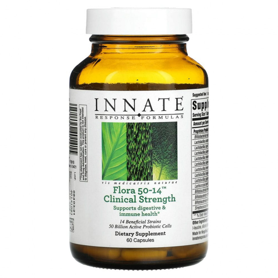   (Iherb) Innate Response Formulas, Flora 50-14,     , 60 ,   13850 