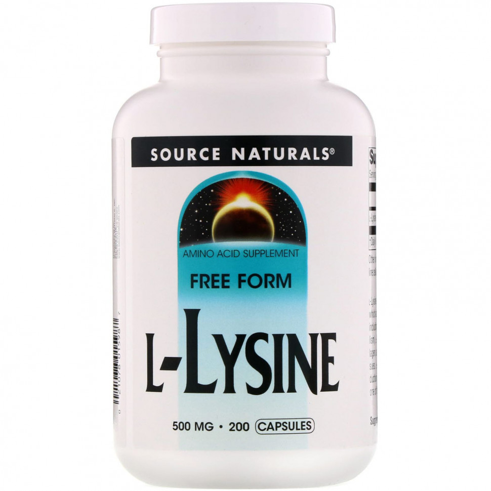 ���� ������ (Iherb) Source Naturals, L-�����, 500 ��, 200 ������, ������ �� 2910 ���