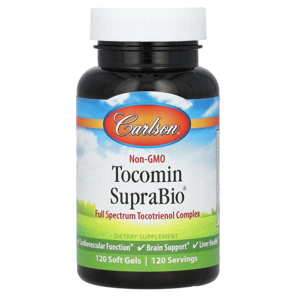 ���� ������ (Iherb) Carlson Labs, Tocomin SupraBio, 120 ������, ������ �� 5010 ���
