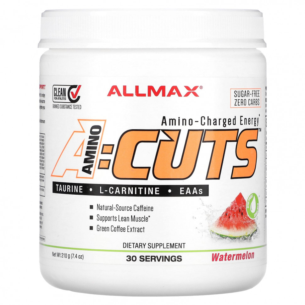 ���� ������ (Iherb) ALLMAX, ACUTS, Energy-Charged Energy, �����, 210 � (7,4 �����), ������ �� 4040 ���