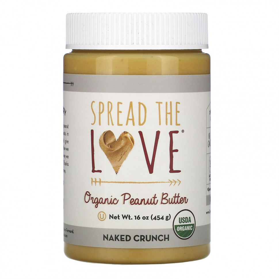 ���� ������ (Iherb) Spread The Love, ������������ ���������� �����, ����� ��������� �������, 454 � (16 �����), ������ �� 2590 ���