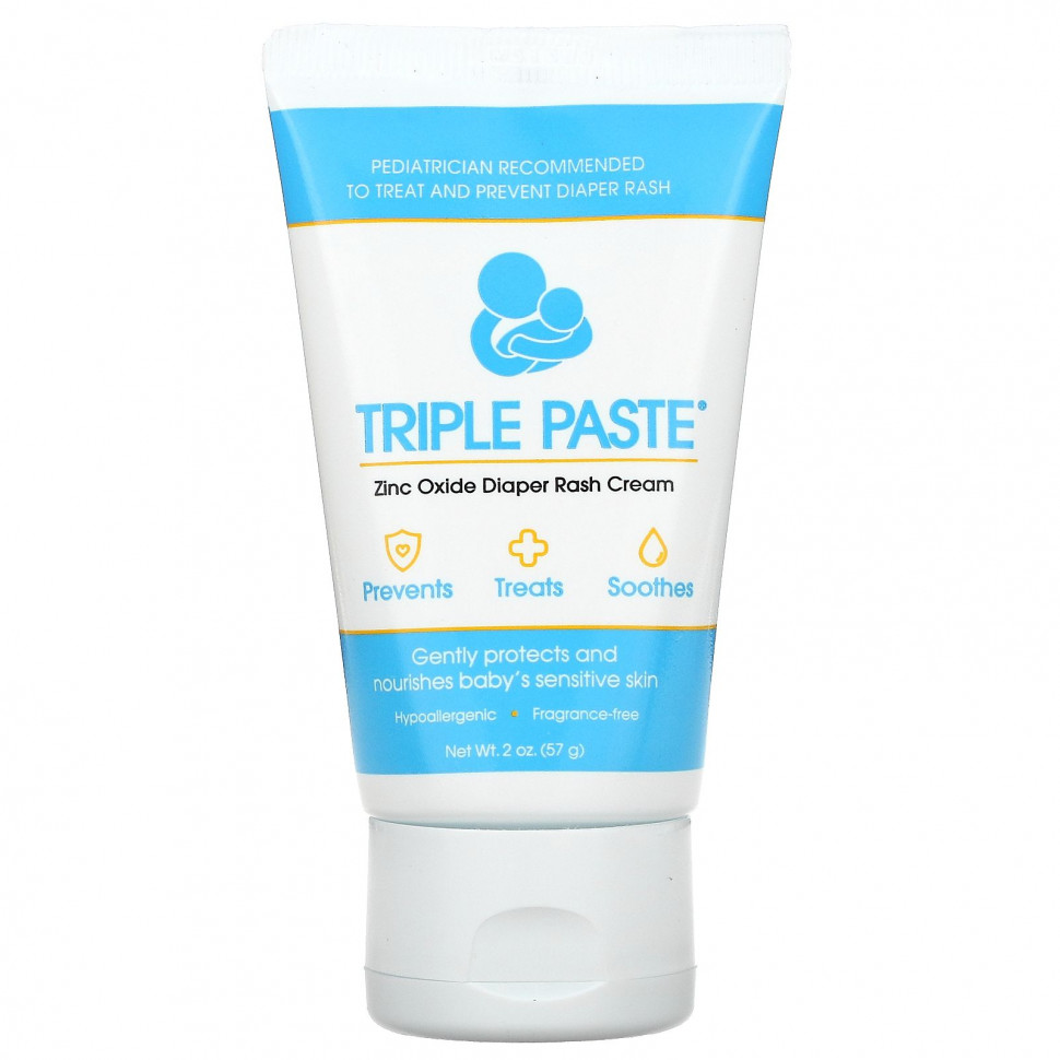 ���� ������ (Iherb) Triple Paste, ���� �� ����������� � ������� �����, ��� �������, 57 � (2 �����), ������ �� 1830 ���