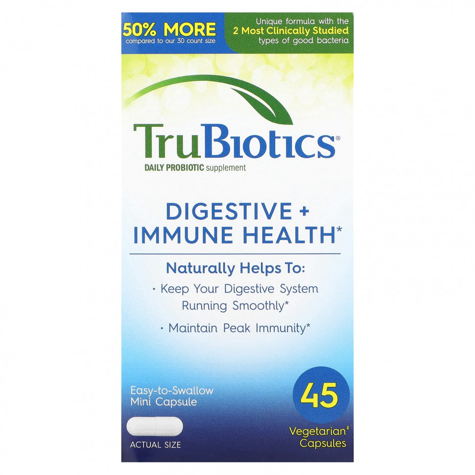 ���� ������ (Iherb) TruBiotics, �������� ��������������� ������� � ����������, 45 �������������� ������, ������ �� 3670 ���