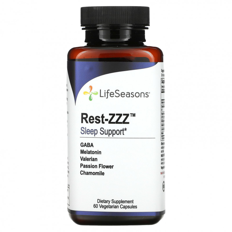 ���� ������ (Iherb) LifeSeasons, ���������� Rest-ZZZ, 60 �������������� ������, ������ �� 4740 ���