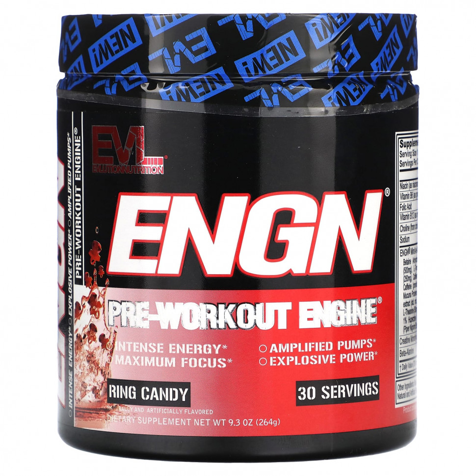���� ������ (Iherb) EVLution Nutrition, ENGN, ����������������� �������, �������, 264 � (9,3 �����), ������ �� 3330 ���