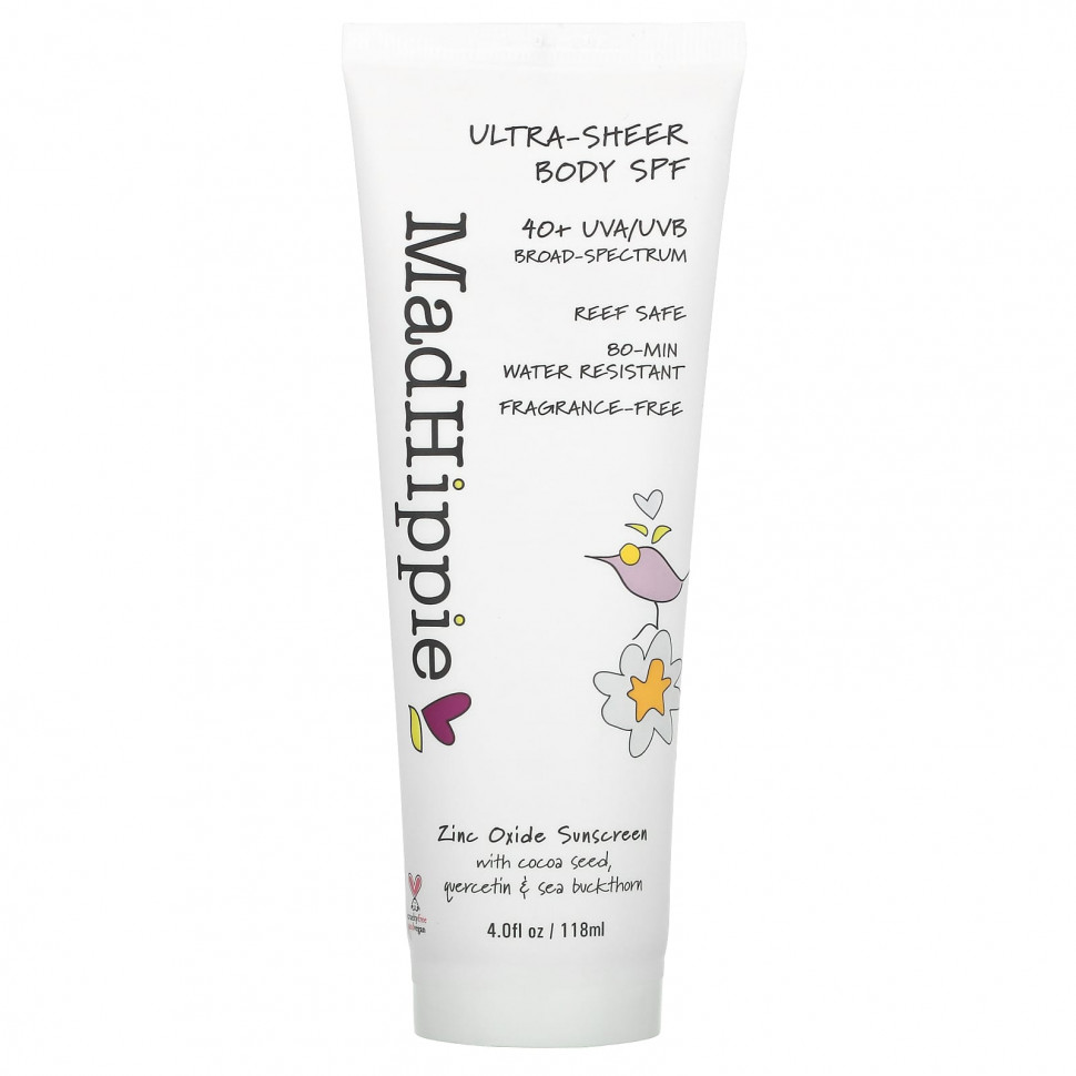 ���� ������ (Iherb) Mad Hippie, Ultra-Sheer Body, SPF, 40+, 118 �� (4 ����. �����), ������ �� 3330 ���