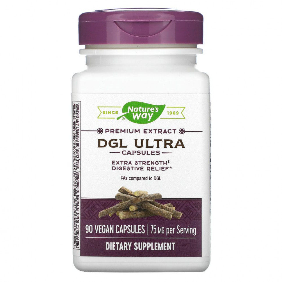   (Iherb) Nature's Way, DGL Ultra,  , 75 , 90  ,   3360 