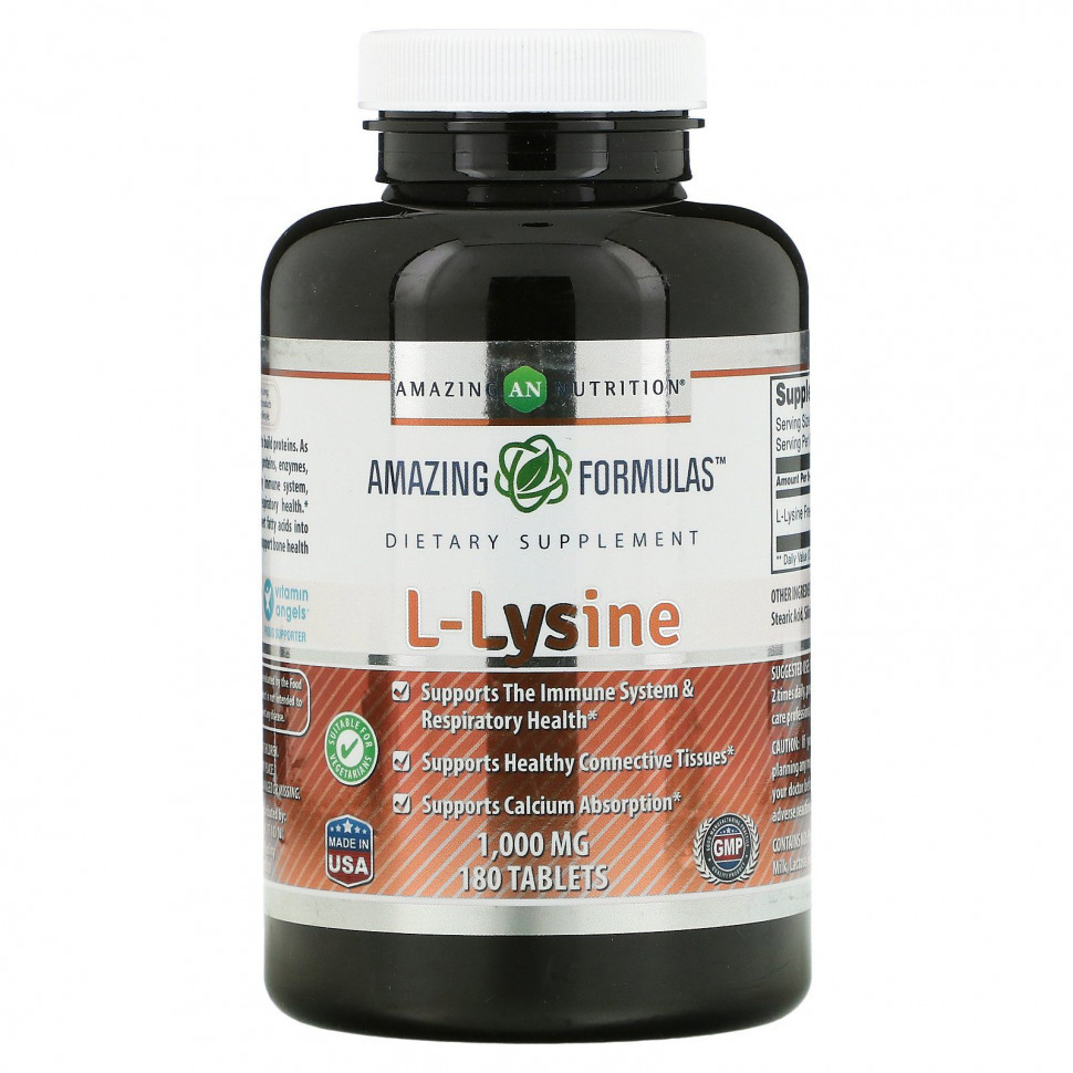   (Iherb) Amazing Nutrition, L-, 1000 , 180 ,   3270 