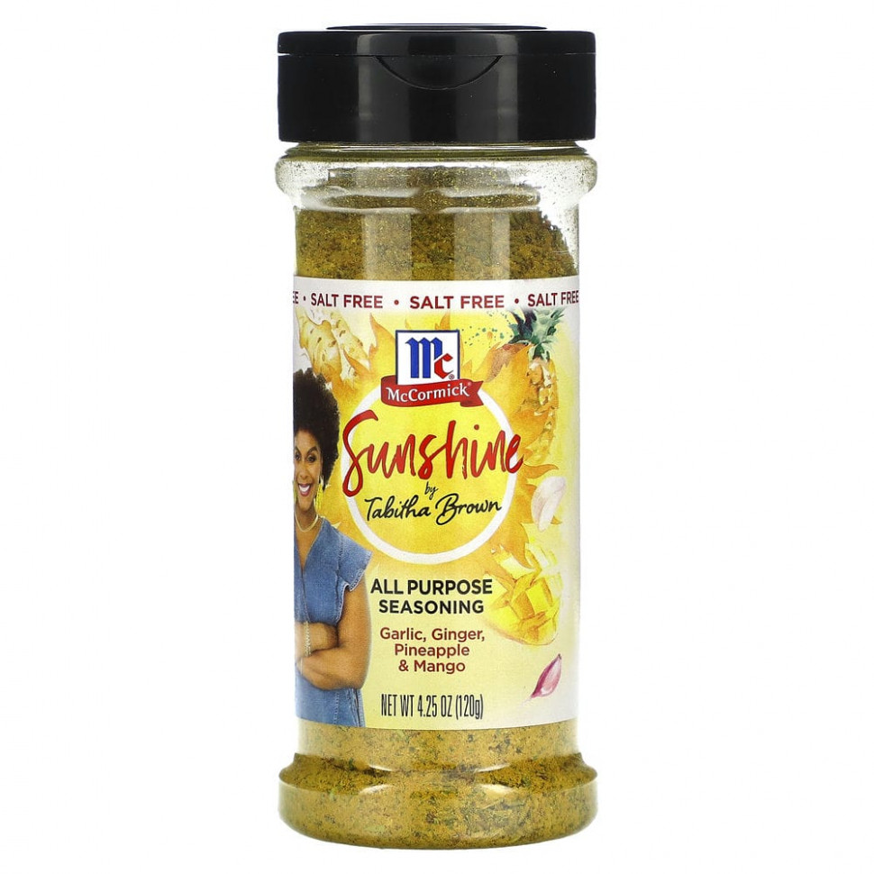   (Iherb) McCormick, All Purpose Seasoning, Sunshine  Tabitha Brown,  , 120  (4,25 ),   1470 
