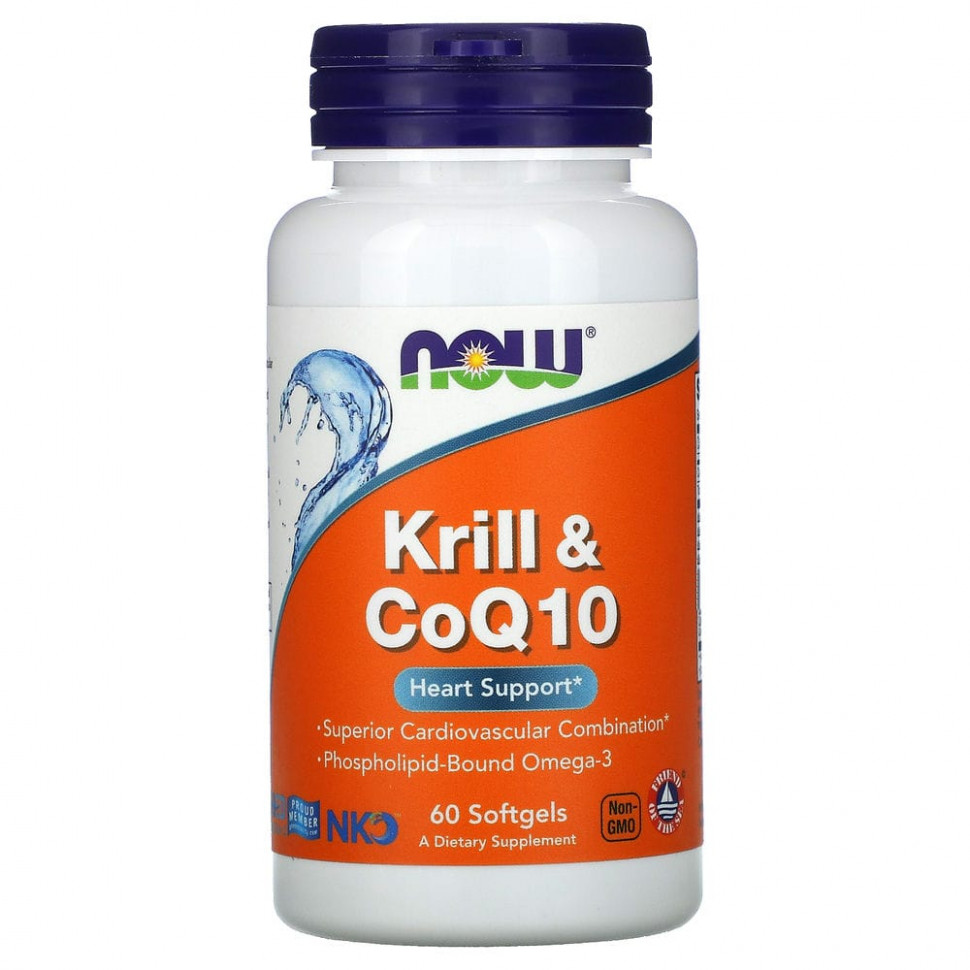 ���� ������ (Iherb) NOW Foods, ����� ����� � ��������� Q10, 60 ������, ������ �� 4600 ���