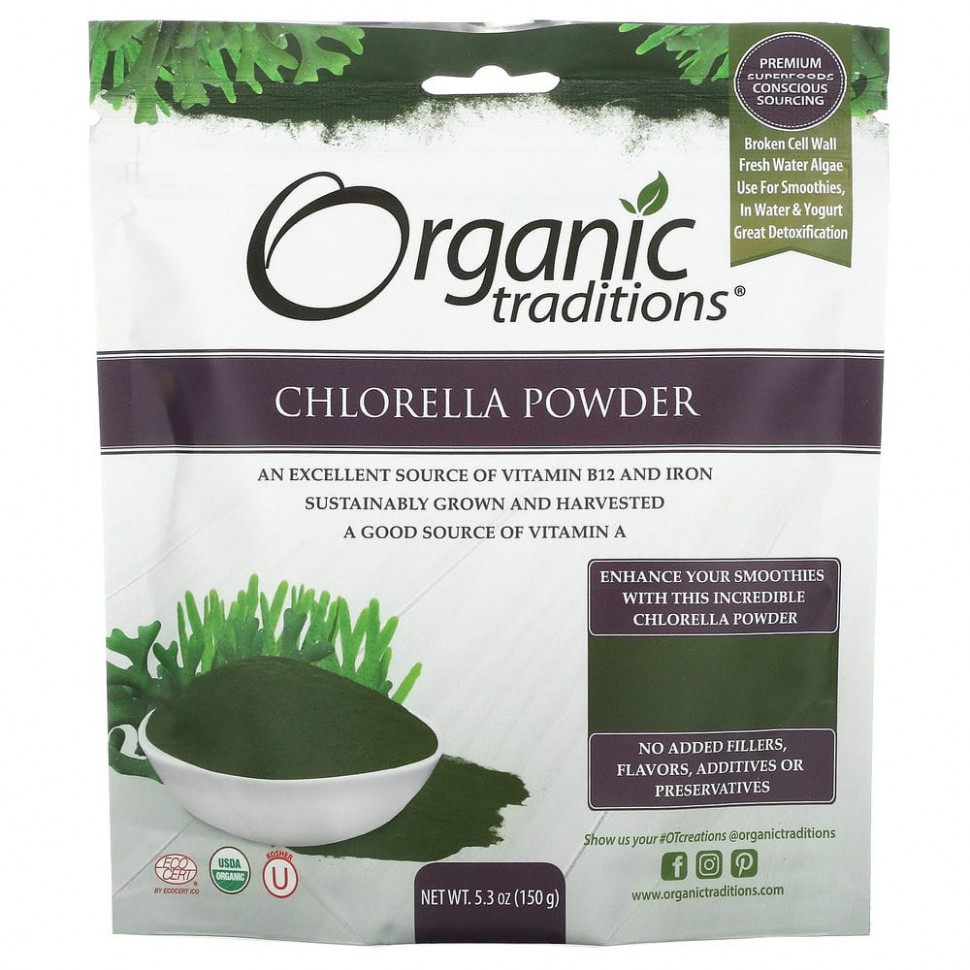 ���� ������ (Iherb) Organic Traditions, �������� � �������, 150 � (5,3 �����), ������ �� 3970 ���
