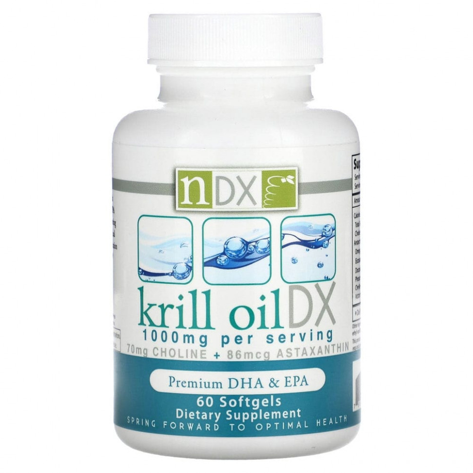 ���� ������ (Iherb) Natural Dynamix (NDX), ����� �����, 1000 ��, 60 ������ ��������, ������ �� 5000 ���