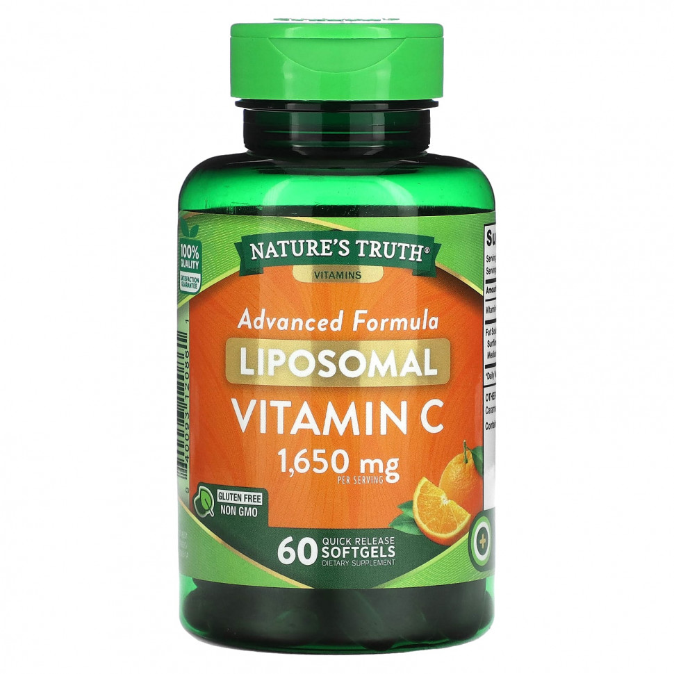���� ������ (Iherb) Nature's Truth, ������������� ������� C, ���������� �������, 1650 ��, 60 ������ �������� �������������, ������ �� 2900 ���