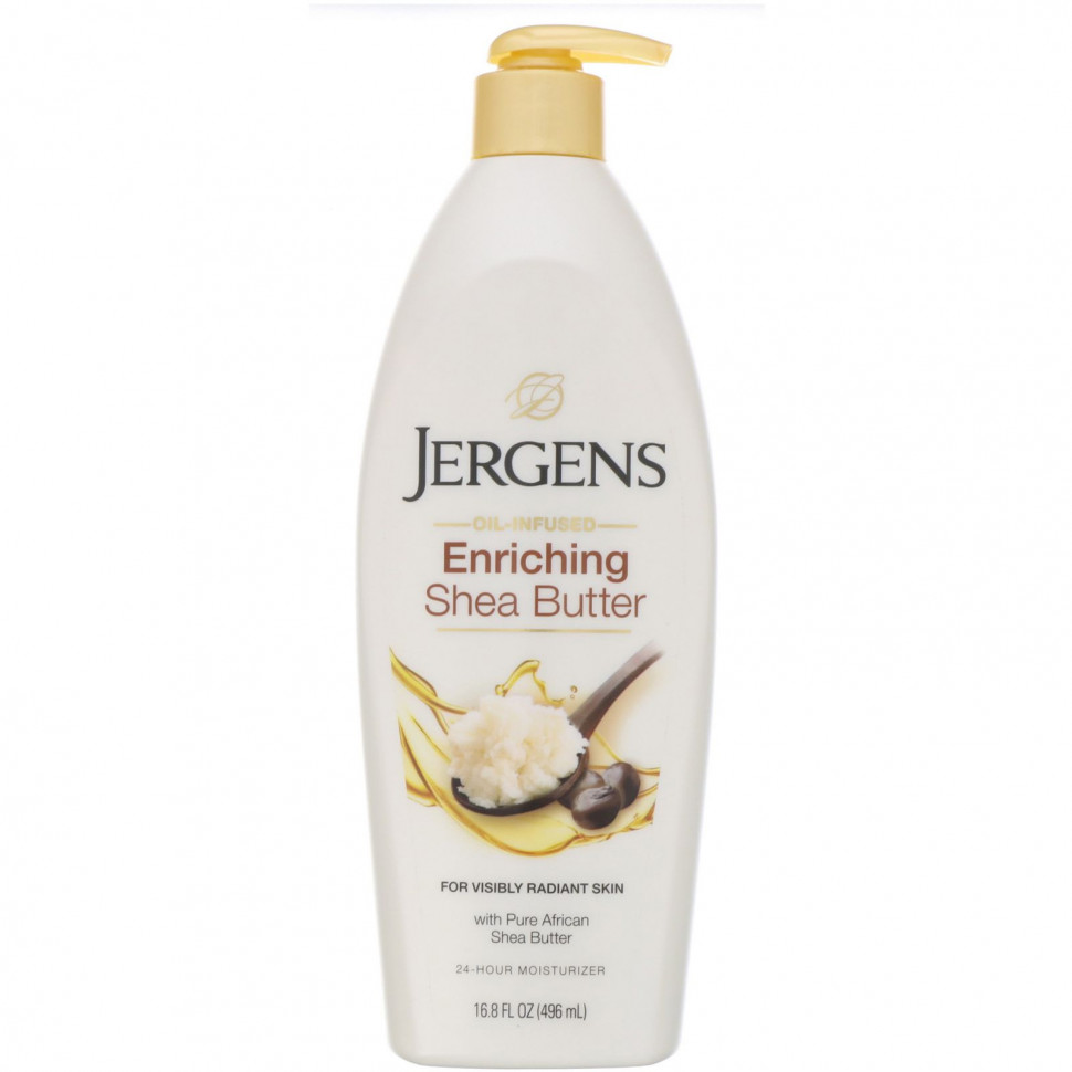 ���� ������ (Iherb) Jergens, Enriching Shea Butter, ����������� ������ � ������ ��, 496 ��, ������ �� 2860 ���