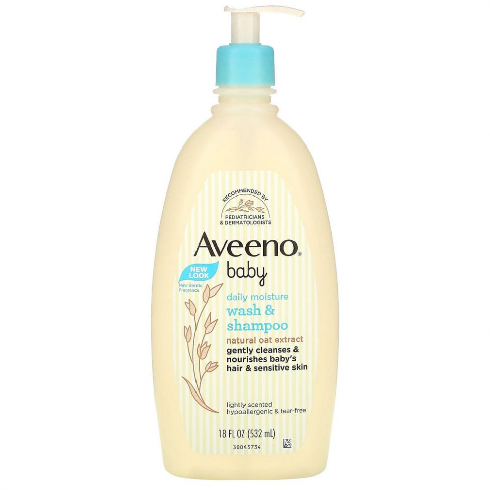 ���� ������ (Iherb) Aveeno, ������� ����������� �������� ��� ����� ���� � �������, � ������ �������, 532 �� (18 ����. �����), ������ �� 3430 ���