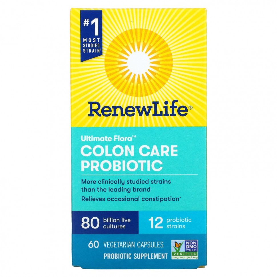  (Iherb) Renew Life, Ultimate Flora Colon Care Probiotic, 80  , 60  ,   14710 