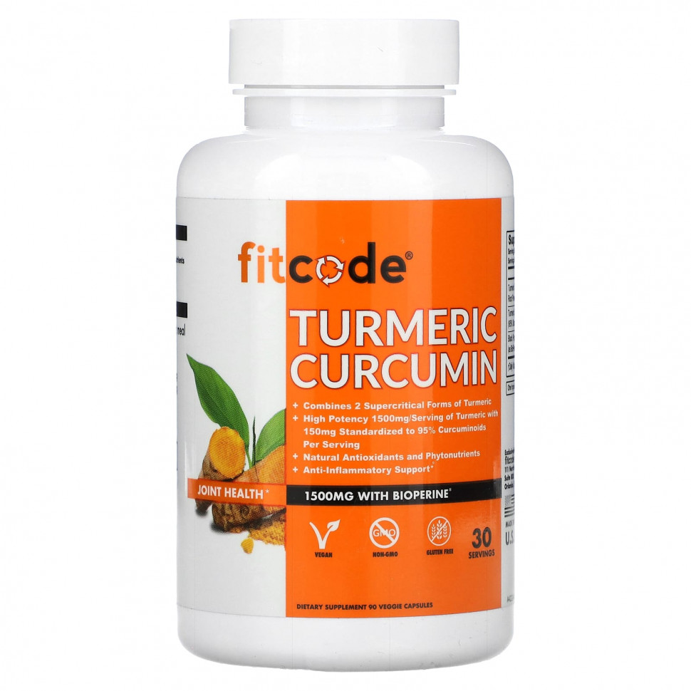���� ������ (Iherb) FITCODE, ��������, ��������, 500 ��, 90 ������������ ������, ������ �� 2260 ���