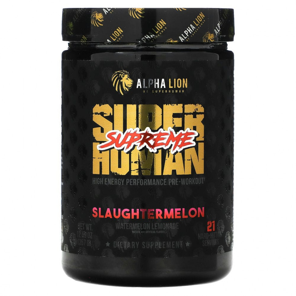 ���� ������ (Iherb) ALPHA LION, SuperHuman Supreme, ����, �������� �������, 357 � (12,59 �����), ������ �� 7570 ���