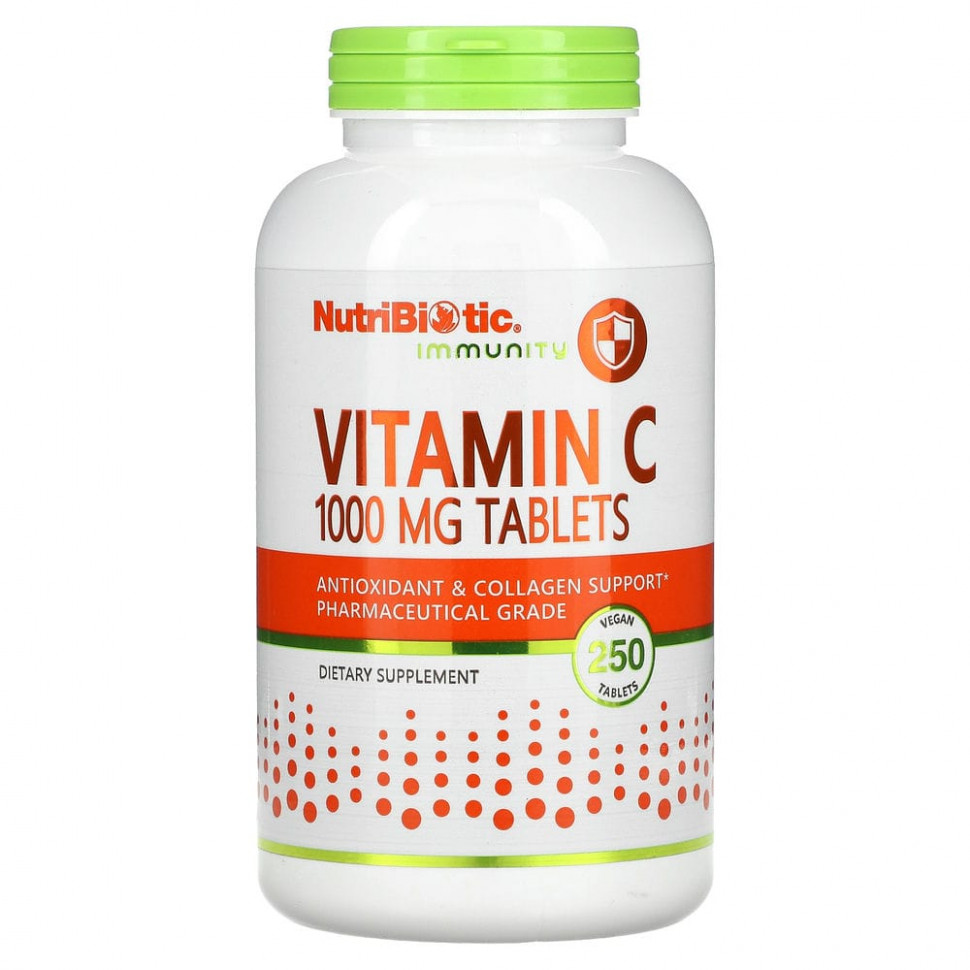 ���� ������ (Iherb) NutriBiotic, Immunity, ������� C, 1000 ��, 250 ��������� ��������, ������ �� 3530 ���