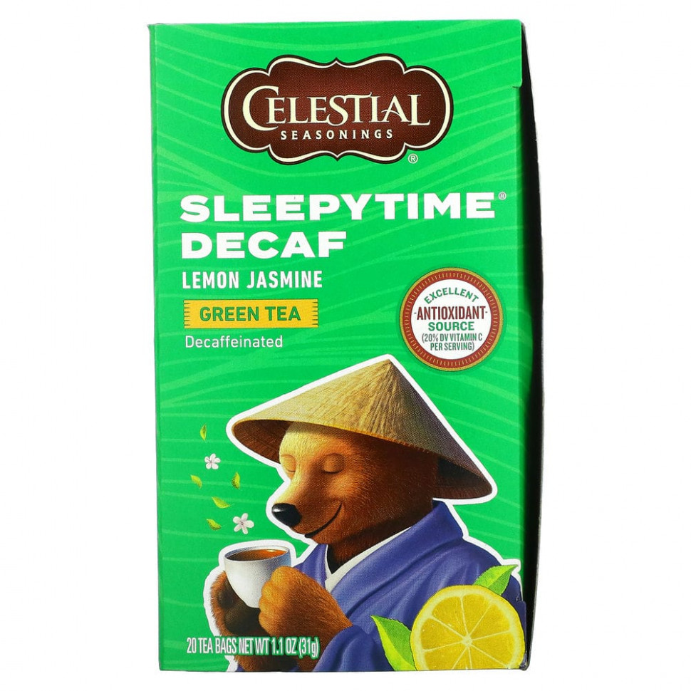 ���� ������ (Iherb) Celestial Seasonings, Sleepytime, ������� ���, �� ������ ������ � �������, ��� �������, 20 ������ ���������, 31 � (1,1 �����), ������ �� 990 ���