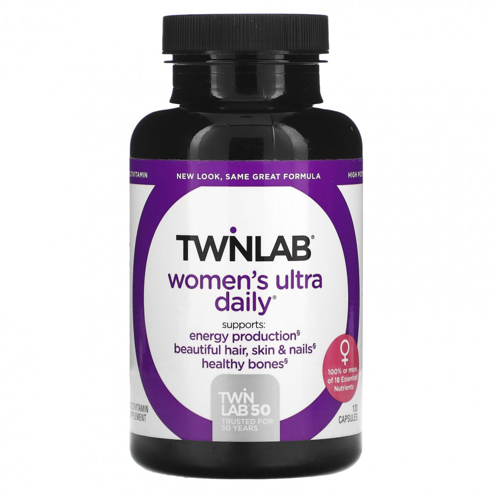 ���� ������ (Iherb) Twinlab, Ultra Daily ��� ������, 120 ������, ������ �� 4430 ���
