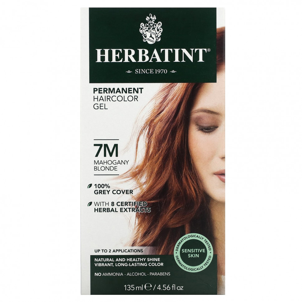 ���� ������ (Iherb) Herbatint (Antica Herbavita), ������� ����-������ ��� �����, 7M, ����� �� �������� ������, 135 �� (4,56 ����. �����), ������ �� 3340 ���