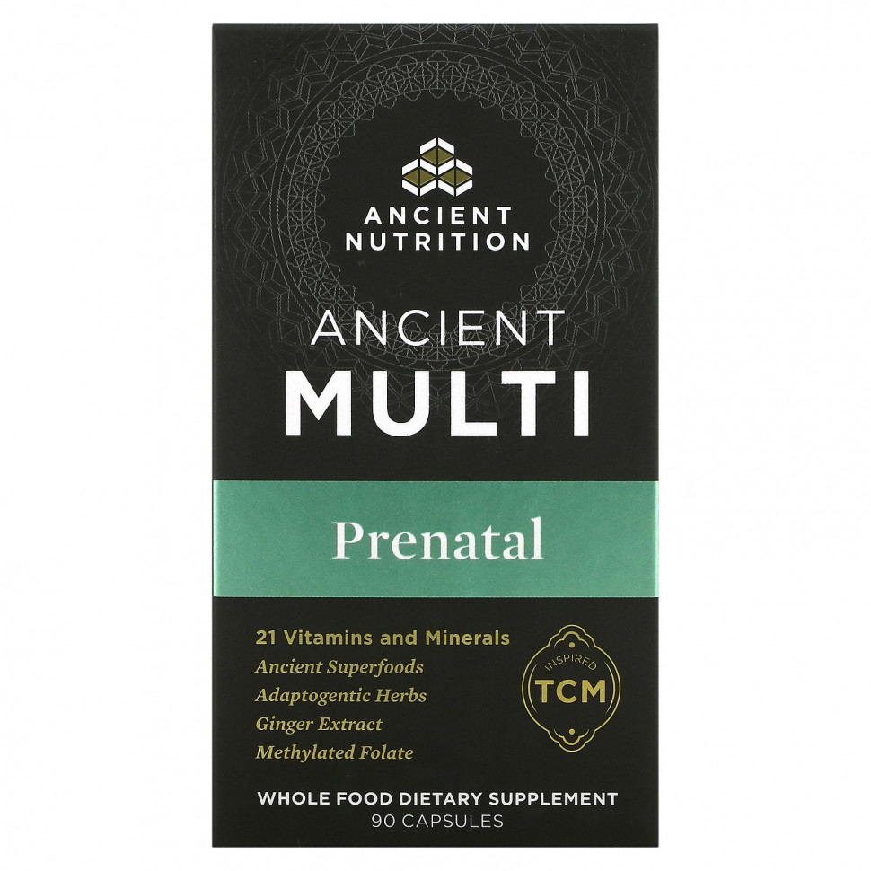���� ������ (Iherb) Dr. Axe / Ancient Nutrition, Ancient Multi Prenatal, 90 ������, ������ �� 7280 ���