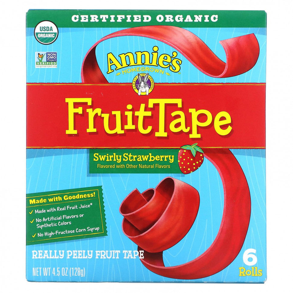   (Iherb) Annie's Homegrown, FruitTape,    , 6 , 128  (4,5 ),   1690 