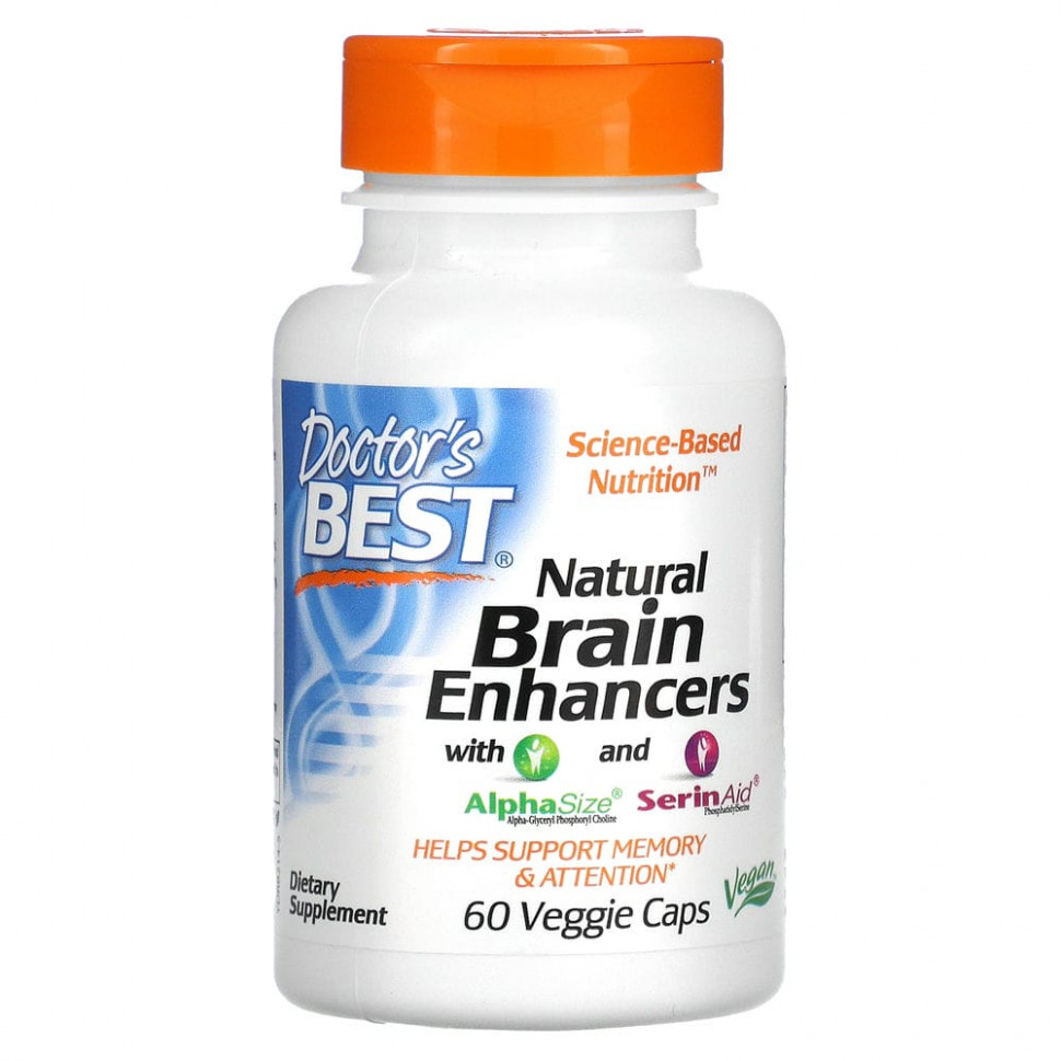 ���� ������ (Iherb) Doctor's Best, ����������� ������� ��� ��������� ������ ����� � AlphaSize � SerinAid, 60 �������������� ������, ������ �� 4480 ���