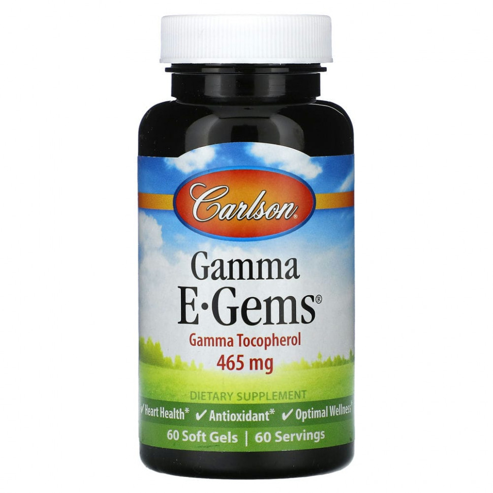 ���� ������ (Iherb) Carlson, Gamma E-Gems, 465 ��, 60 ������ ��������, ������ �� 4890 ���
