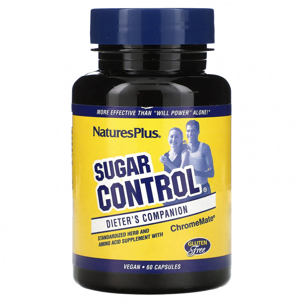 ���� ������ (Iherb) NaturesPlus, Sugar Control, Dieter's Companion, 60 ������, ������ �� 2880 ���
