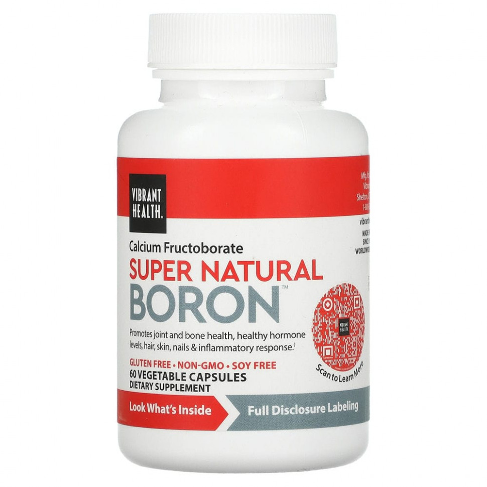 ���� ������ (Iherb) Vibrant Health, Super Natural Boron, 60 ������������ ������, ������ �� 2780 ���