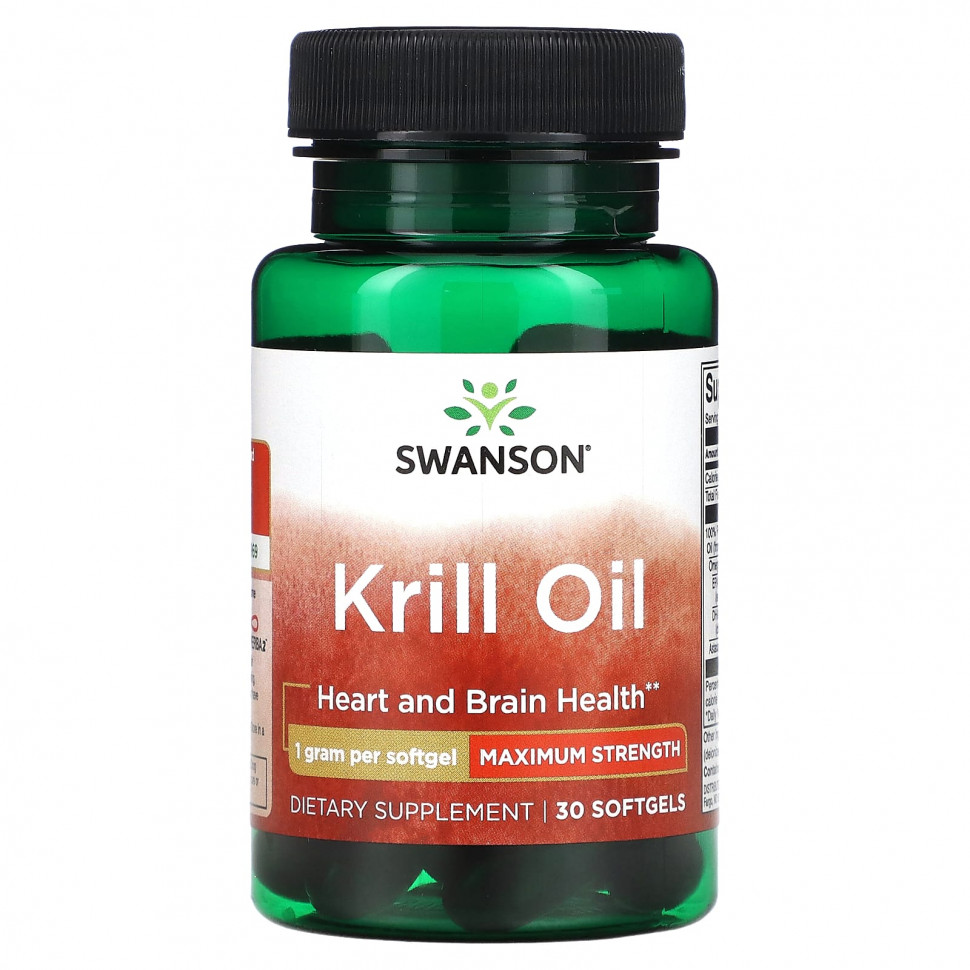 ���� ������ (Iherb) Swanson, ����� �����, ������������ �������������, 1 �, 30 ������ ��������, ������ �� 3550 ���
