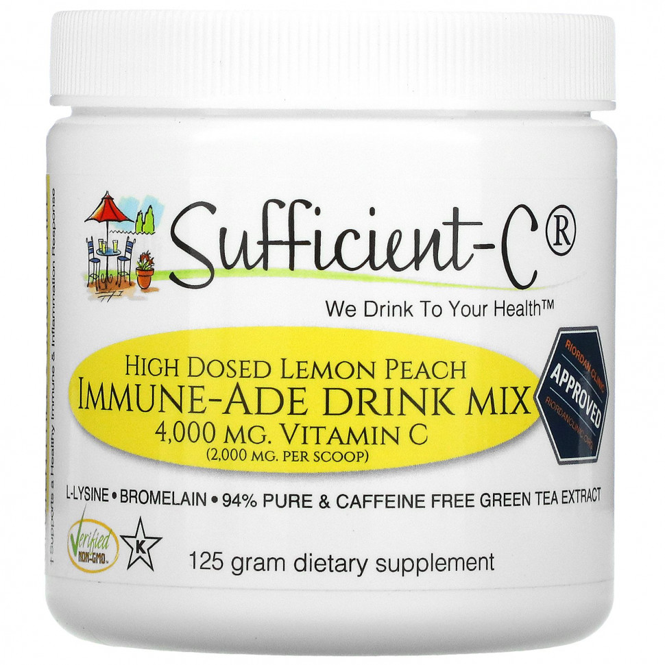 ���� ������ (Iherb) Sufficient C, ������������������ ����� ��� �������� � �����������, ����� � ������, 4000 ��, 125 �, ������ �� 5040 ���