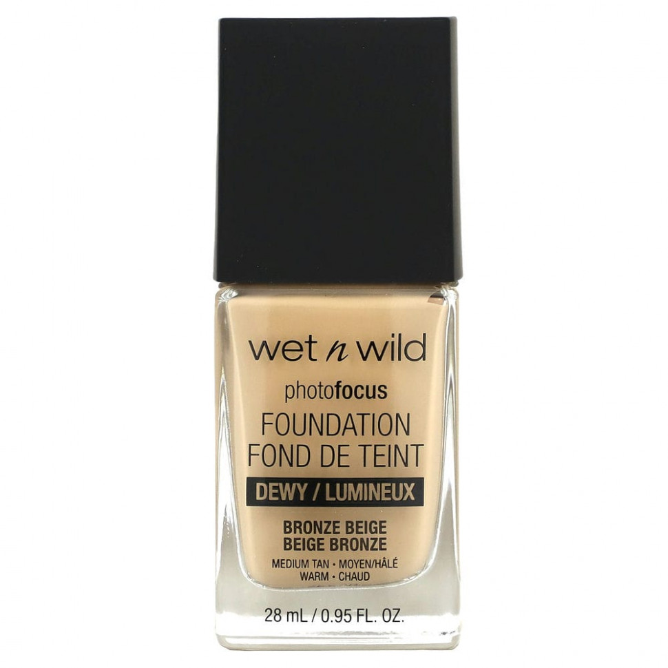 ���� ������ (Iherb) wet n wild, PhotoFocus Foundation, ��������-�������, 28 �� (0,95 ����. �����), ������ �� 1640 ���