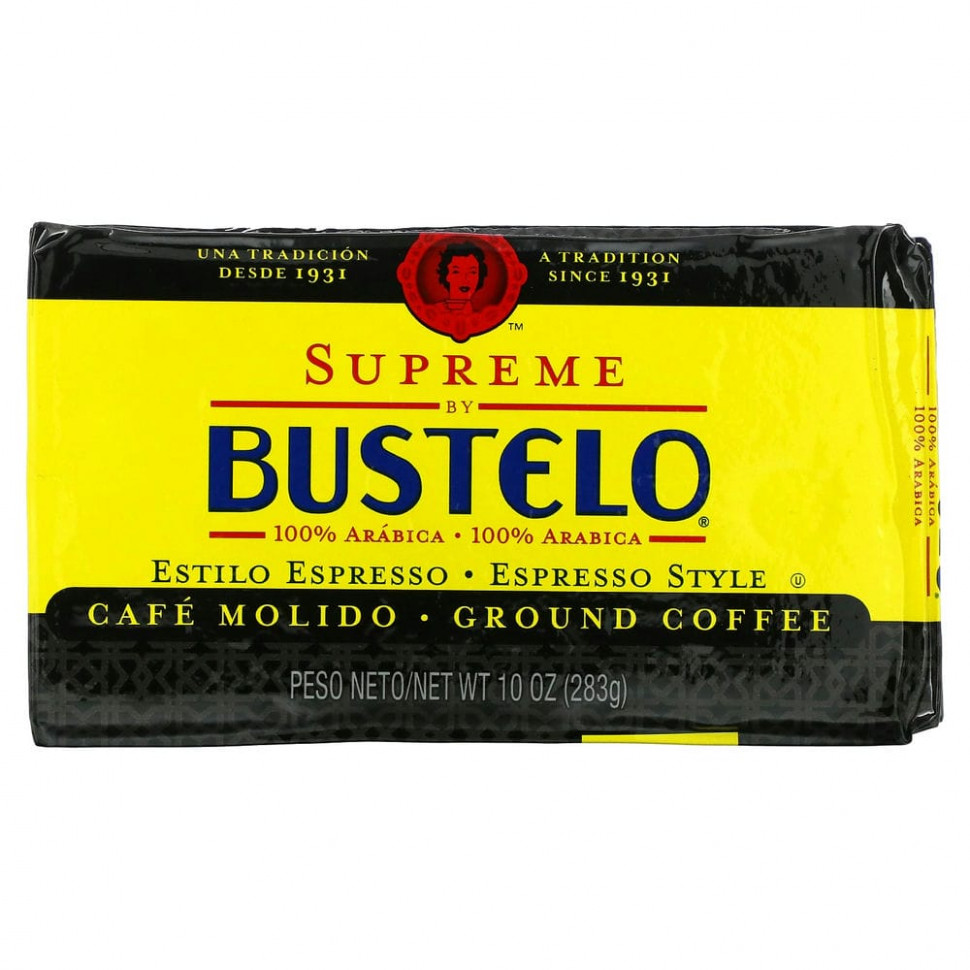 ���� ������ (Iherb) Caf? Bustelo, Supreme by Bustelo, ������� ���� ��������, 283 � (10 �����), ������ �� 1720 ���