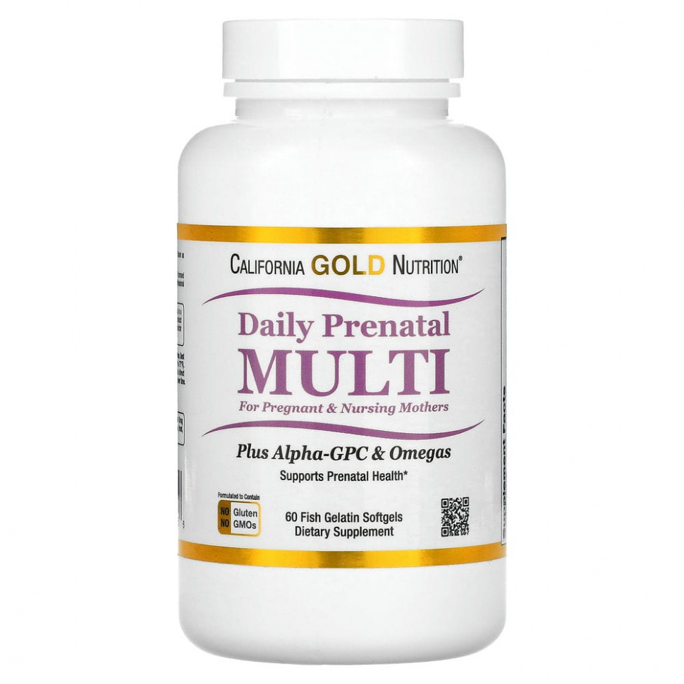 ���� ������ (Iherb) California Gold Nutrition, ���������� ������������ ���������������� �������� ��� ���������� � �������� ������, 60 ������ �������� �� ������� ��������, ������ �� 4260 ���