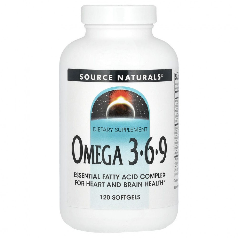 ���� ������ (Iherb) Source Naturals, Omega-3, 6, 9, 120 ������, ������ �� 4670 ���