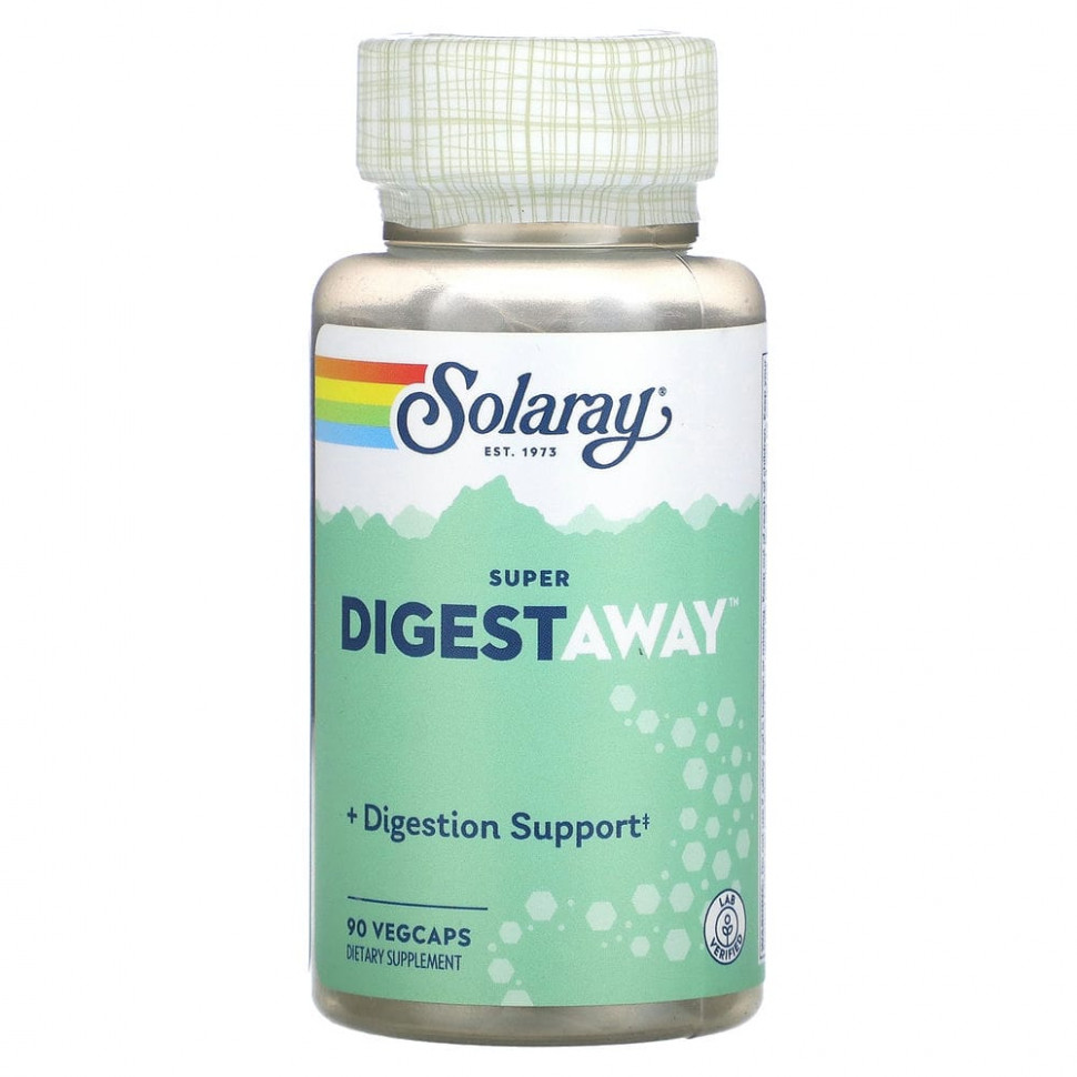   (Iherb) Solaray, Super Digestaway,   , 90 ,   1470 