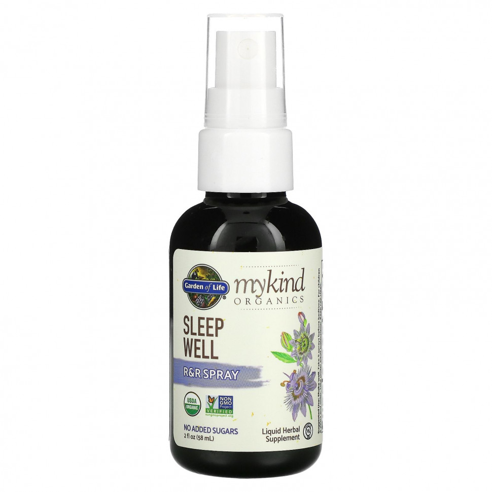 ���� ������ (Iherb) Garden of Life, MyKind Organics, Sleep Well, ����� ��� ��������� �������� ���, 58 �� (2 �����), ������ �� 5040 ���