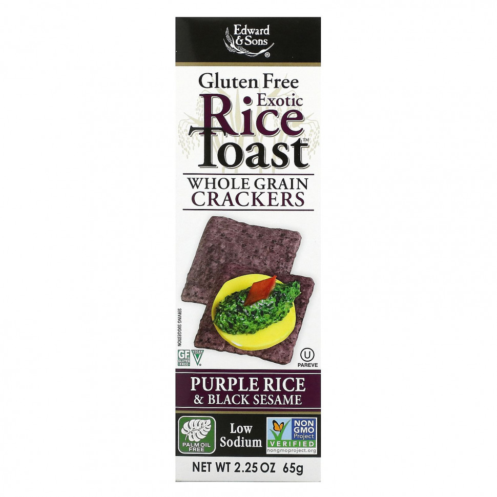 ���� ������ (Iherb) Edward & Sons, Exotic Rice Toast, �������������� �������, ���������� ��� � ������ ������, 65 � (2,25 �����), ������ �� 580 ���