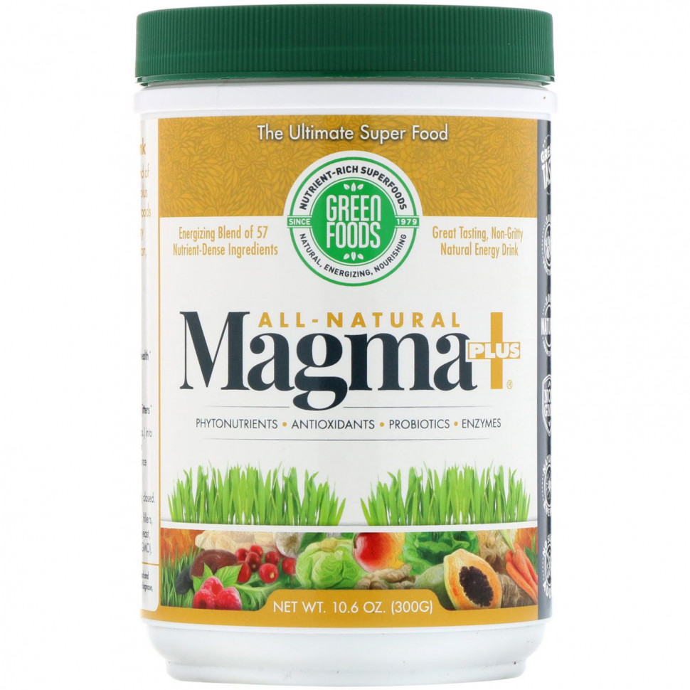 ���� ������ (Iherb) Green Foods, ��������� ����������� ������� Magma Plus, 300 � (10,6 �����), ������ �� 6650 ���