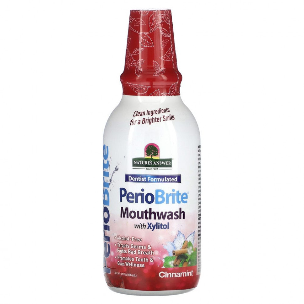 ���� ������ (Iherb) Nature's Answer, PerioBrite, ����������� �������������� ��� ������� ���, ������ � ����, 480 �� (16 ����. �����), ������ �� 2160 ���