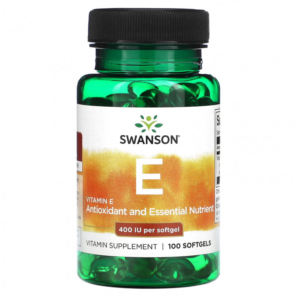 ���� ������ (Iherb) Swanson, ������� E, 400 ��, 100 ������ ��������, ������ �� 2540 ���