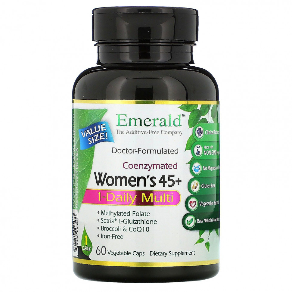 ���� ������ (Iherb) Emerald Laboratories, ������������ ���������������� �������� ��� ������ �� 45 ���, ����� 1 ��� � ����, 60 �������������� ������, ������ �� 6400 ���