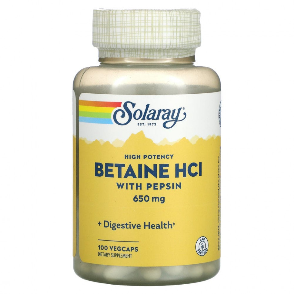   (Iherb) Solaray,     , 650 , 100  VegCap,   2020 