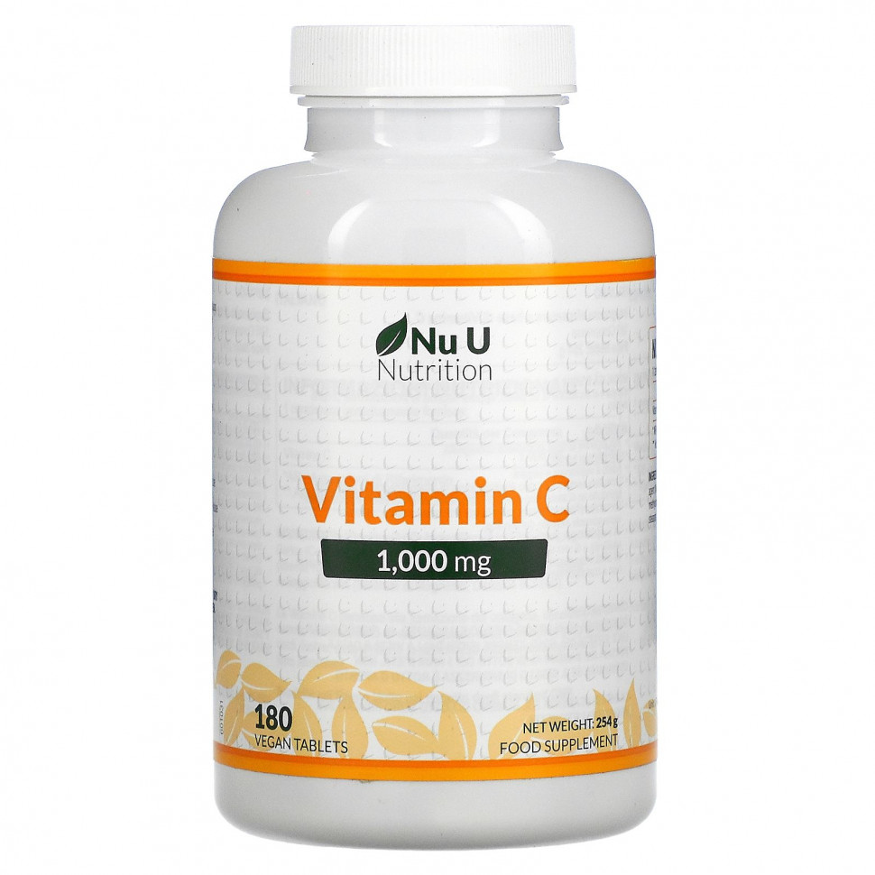 ���� ������ (Iherb) Nu U Nutrition, ������� �, 1000 ��, 180 �������� ������������� �������������, ������ �� 3430 ���