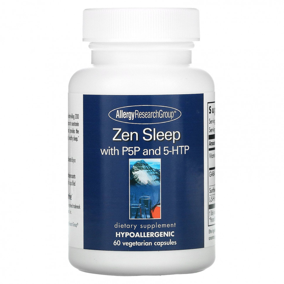 ���� ������ (Iherb) Allergy Research Group, ���������� Zen Sleep � P5P � 5-HTP, 60 �������������� ������, ������ �� 7180 ���
